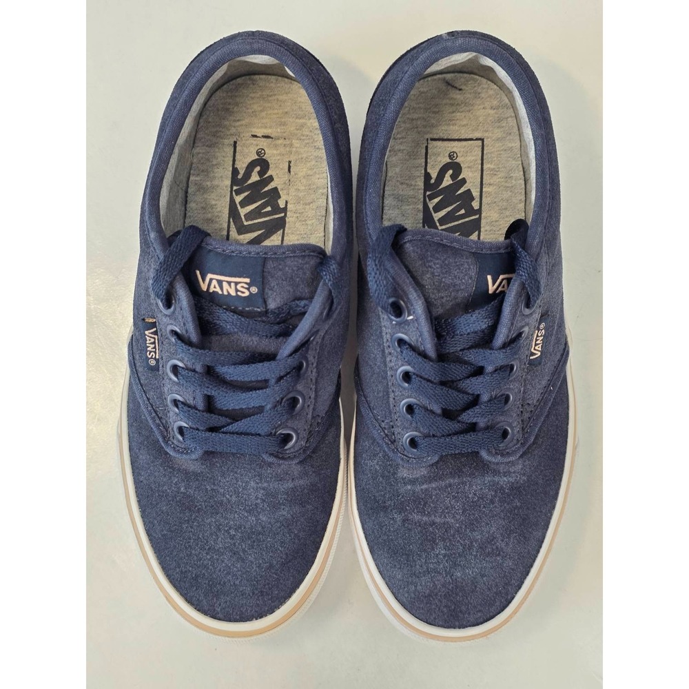 Vans Women's Sneakers Size 6 Navy Blue Suede Casual Skate Shoes 500714‎ - Picture 7 of 15